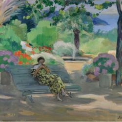 Young Woman with a Dove